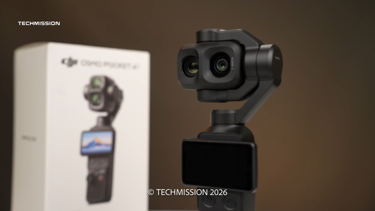 DJI Pocket 4P on TechMission