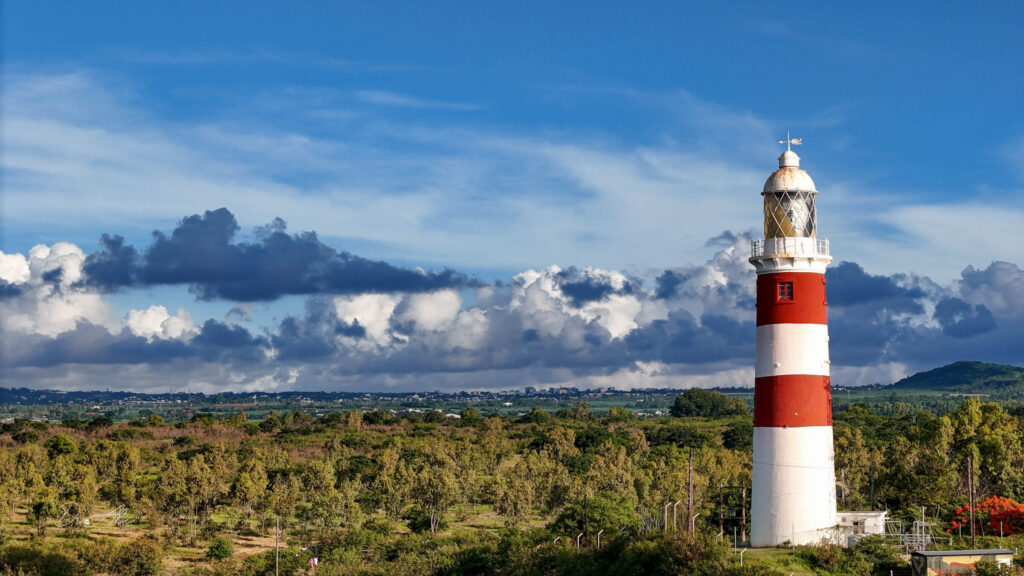 Lighthouse dramatic clouds