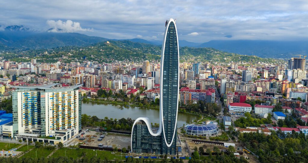 Batumi twisted skyscraper
