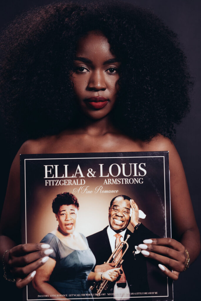 Ella louis vinyl portrait