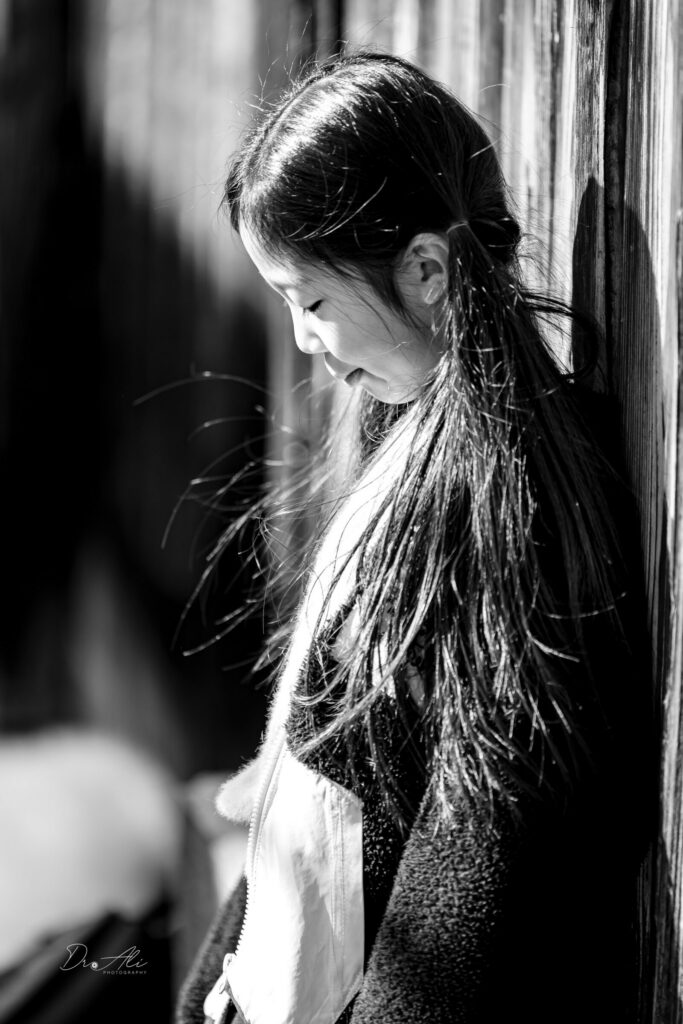 Bw kimono side light hair